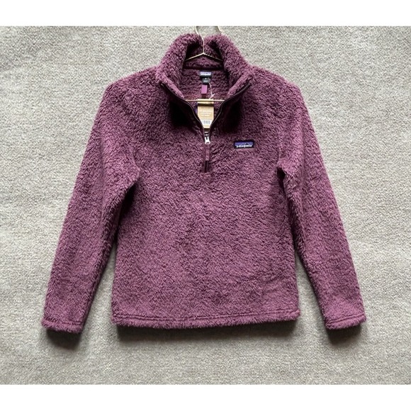 Patagonia Sweaters - NEW Patagonia Los Gatos 1/4 zip Pullover Fleece Womens Small Maroon NWT 1/2‎ Zip